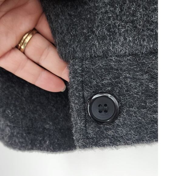 Simply Natural Design Alpaca Wool Blend Full Zip  Dark Grey XL - Picture 7 of 10